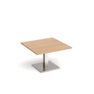 Brescia Square Coffee Table With Flat Square Base