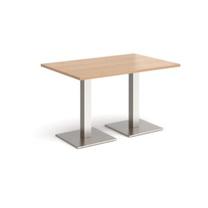 Brescia Rectangular Dining Table With Square Bases