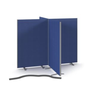 Floor Standing Fabric Screen 4 Way Linking Strip