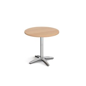 Roma Circular Dining Table With 4 Leg Base