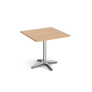 Roma Square Dining Table With 4 Leg Base