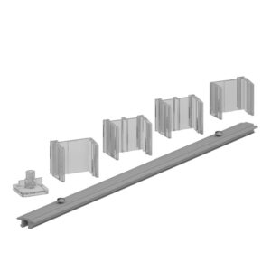 Aluminium Framed Screen Rear Bracket – Mid-runs
